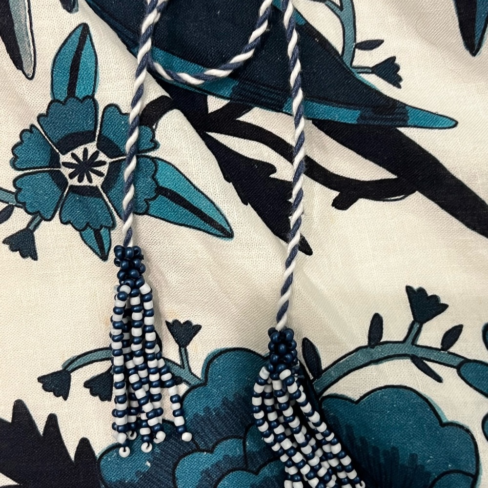 FARM Rio Blue and White Floral Mini Dress - Picture 12 of 16